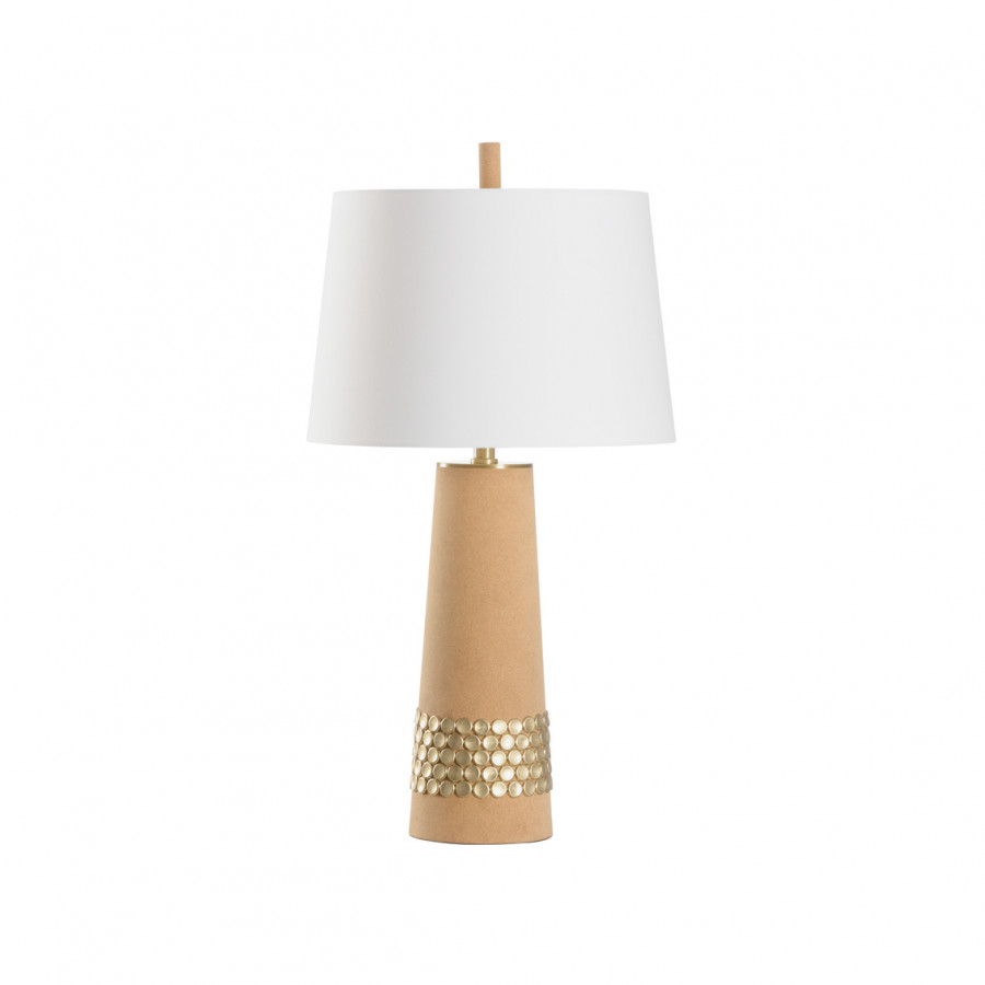 Wildwood - Beaujolais Lamp in Natural/Antique Brass, Cork