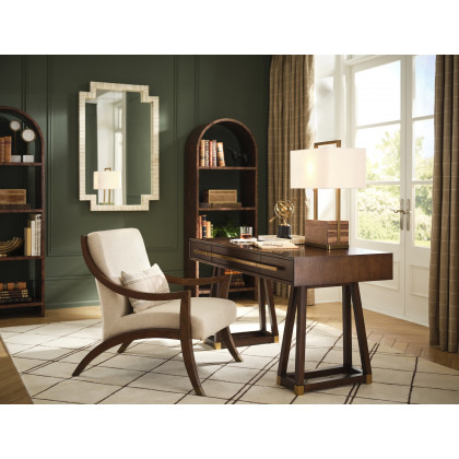 Wildwood - Hayes Table Lamp in Walnut/Antique Brass