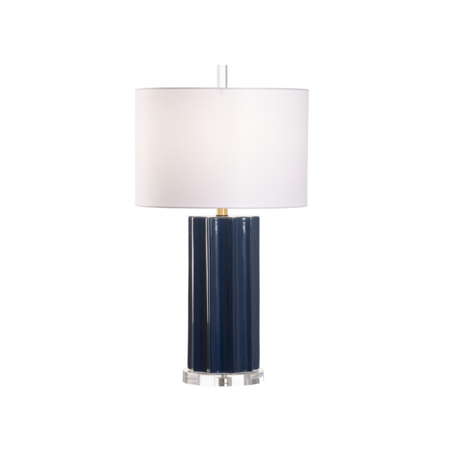 Wildwood - Raya Lamp in Blue Glaze