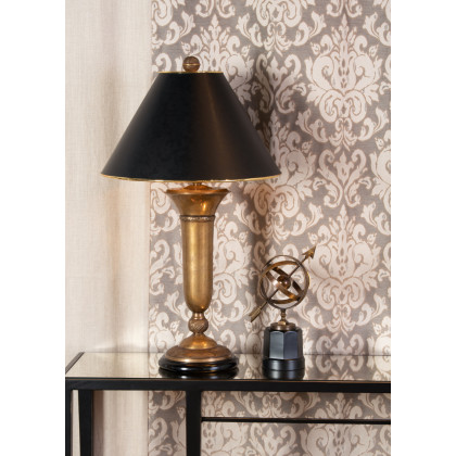 Wildwood - Cedric Lamp in Rubbed Patina, Brass