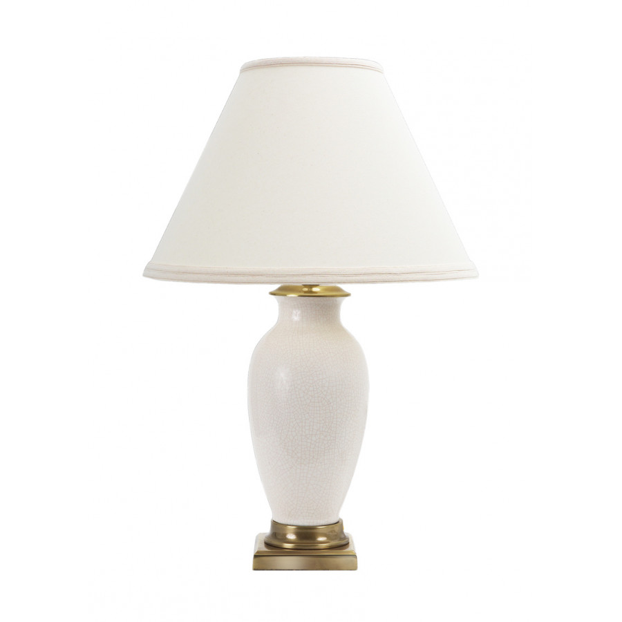 Wildwood - Kyoko Lamp in White Crackle Glaze, Small