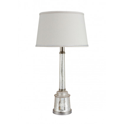 Wildwood - Jacqueline Lamp in Clear/Crackled, Glass