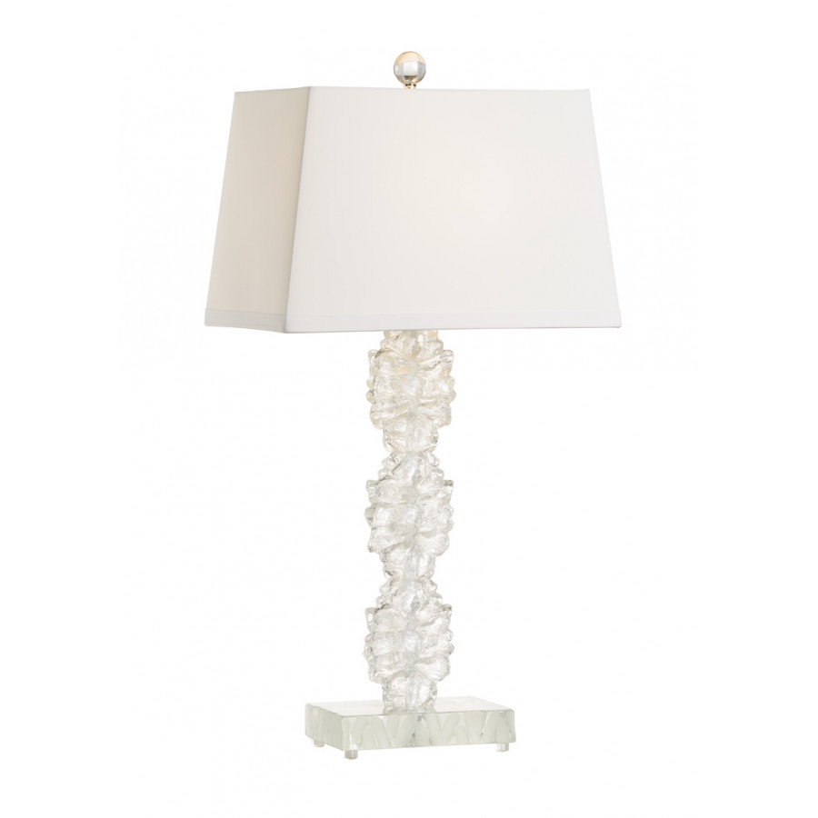 Wildwood - Iceberg Lamp in Clear/Frosted, Glass