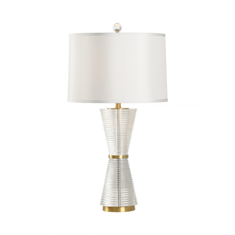 Wildwood - Gerkin Lamp in Clear, Crystal