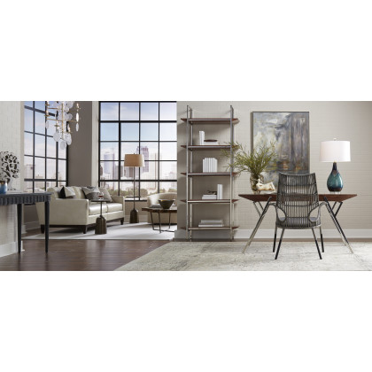 Wildwood - Liza Chandelier in Clear/Silver Leaf, Glass