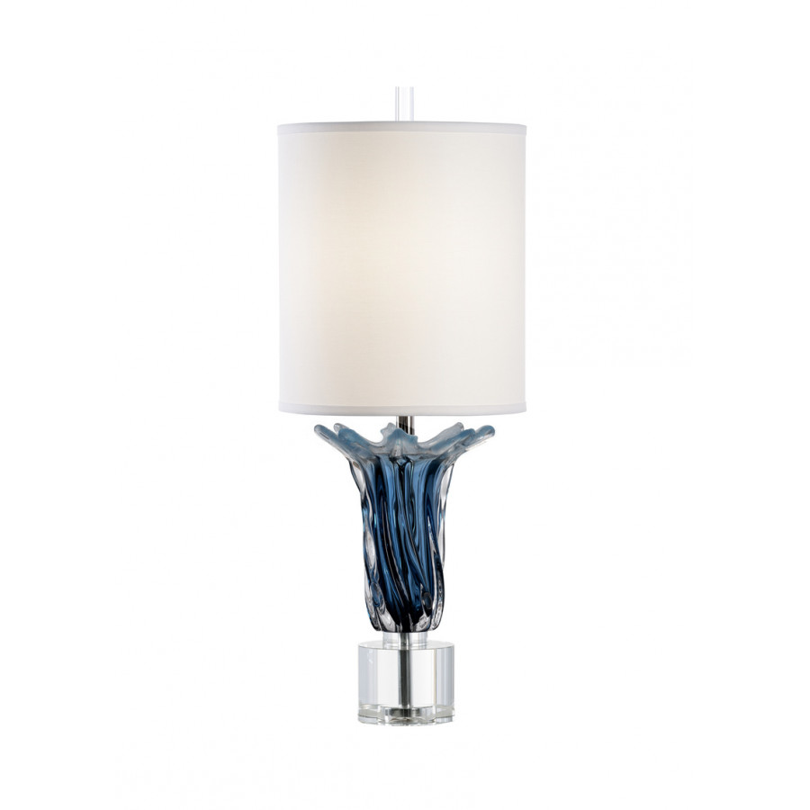 Wildwood - Judith Blue Lamp in Clear/Blue/Clear, Glass