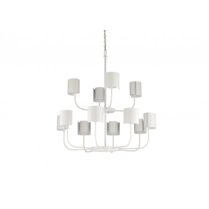 Wildwood Castle Yard Chandelier (Dbl) - White