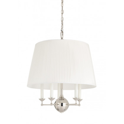 Wildwood - Jermyn Street in Polished Nickel/Off White Silkette, Small