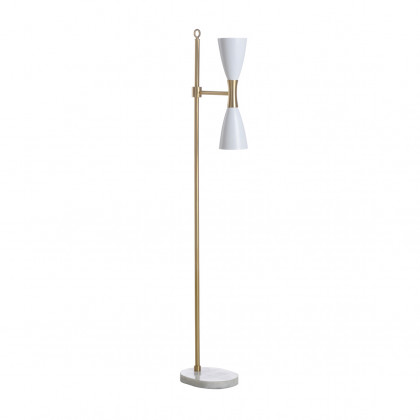 Wildwood - Ada Floor Lamp in Antique/White, Large