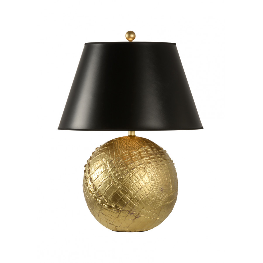 Wildwood Ally Lamp - Gold Leaf, Ceramic/Porcelain
