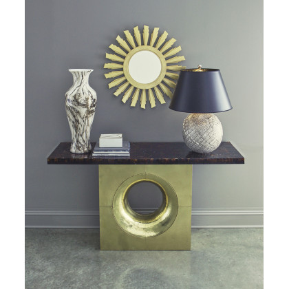 Wildwood Ally Lamp - Cream/Gray Glaze, Ceramic/Porcelain
