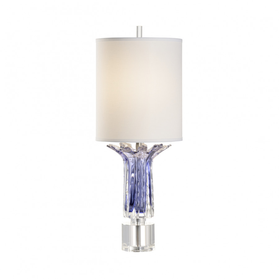 Wildwood - Purple Lady Lamp in Clear/Purple, Glass