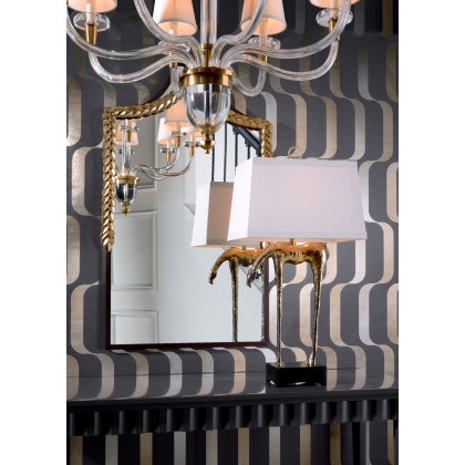 Wildwood - Homer Lamp in Antique Gold, Composite