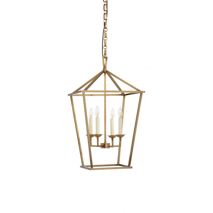 Wildwood - Carlton Pendant in Antique Brass, Metal