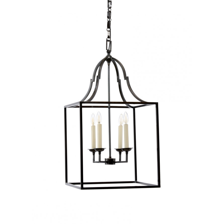 Wildwood - Winston Pendant in Dark Bronze, Metal