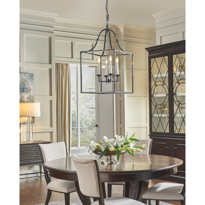 Wildwood - Winston Pendant in Dark Bronze, Metal
