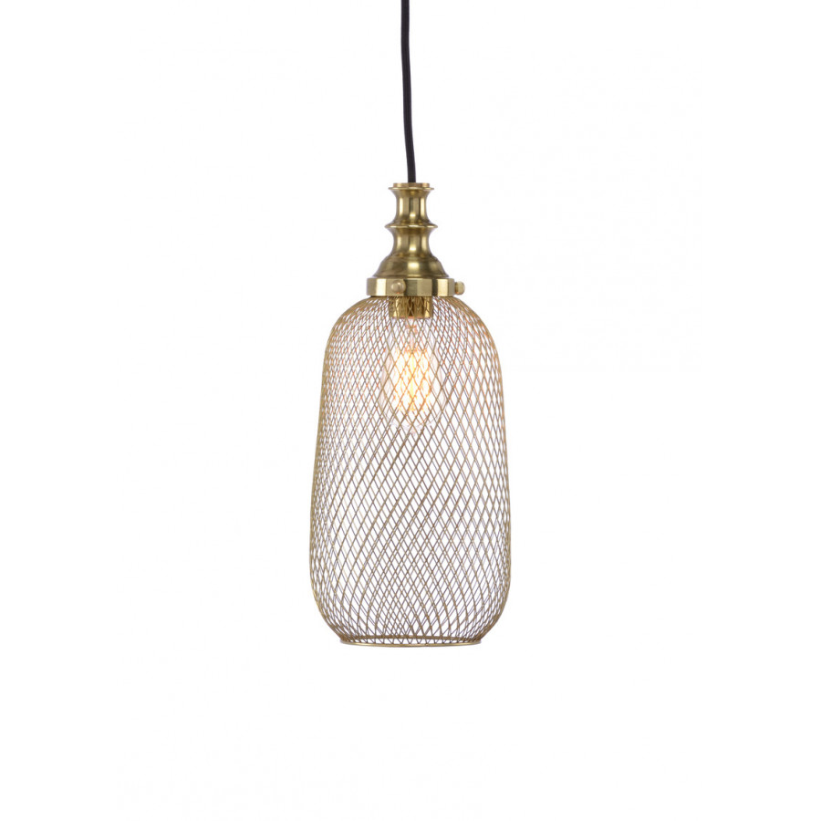 Wildwood - Lipton Pendant in Antique Brass, Small