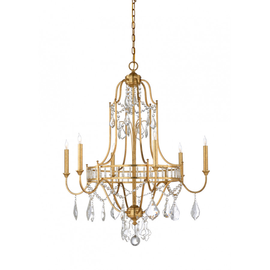 Wildwood Buckhead Chandelier - Gold