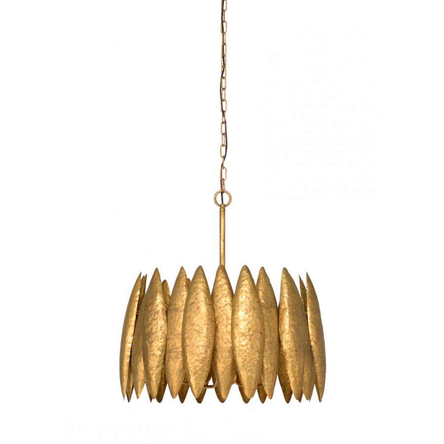 Wildwood - Ryland Chandelier in Antique Gold Leaf, Iron