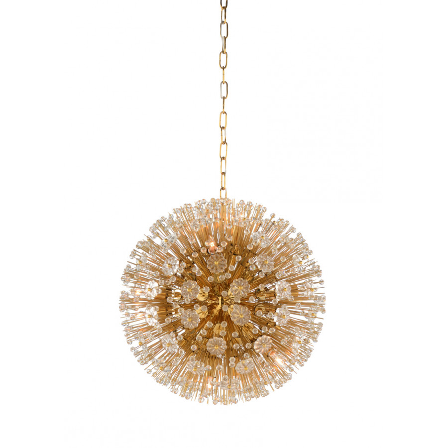 Wildwood Lolita Chandelier - Brass Plated/Clear, Small