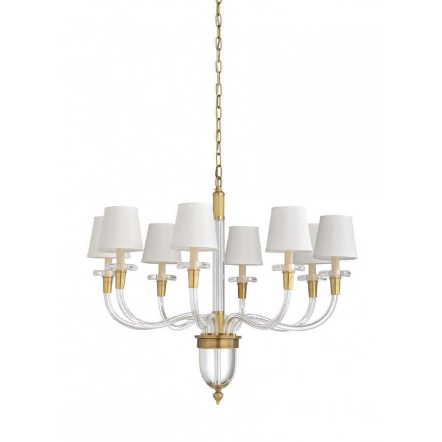 Wildwood - Salon Chandelier in Clear/Antique, Large