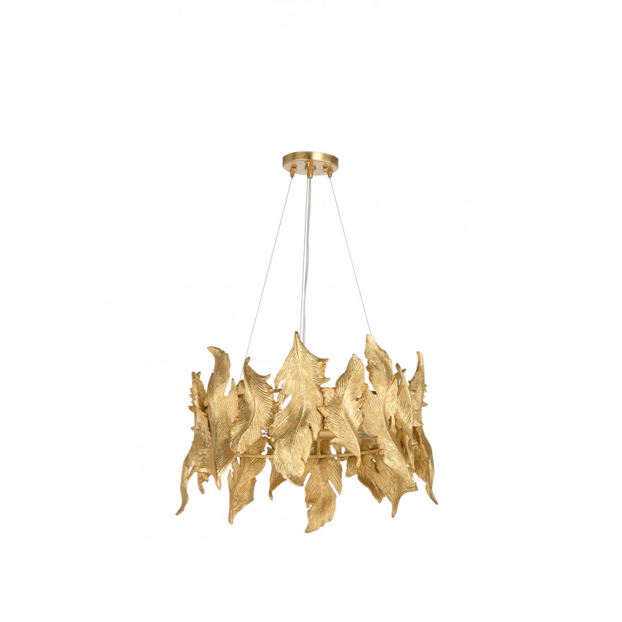 Wildwood - Flourish Chandelier in Brass