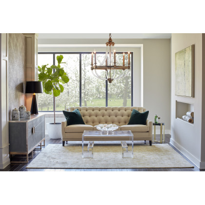 Wildwood - Prospect Chandelier in Antique/Clear, Brass