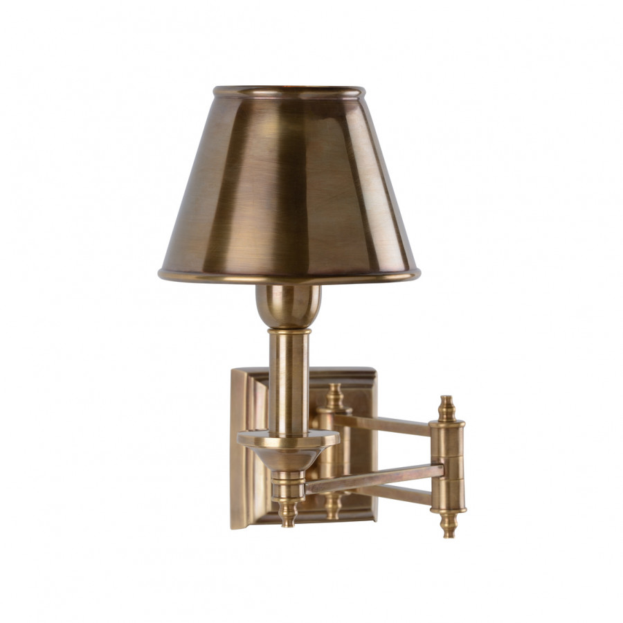 Wildwood - Manuscript Sconce in Vintage, Brass