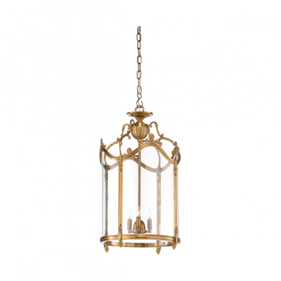 Wildwood - Willoughby Lantern in Vintage/Clear, Small