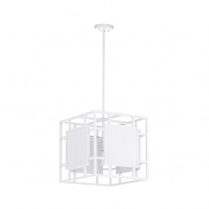 Wildwood Trellis Pendant - Matte White