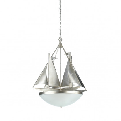 Wildwood Regatta Chandeler - Silver