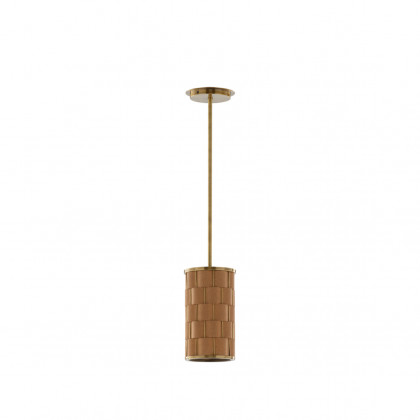 Wildwood - Jura Pendant in Natural/Antique Brass, Cork