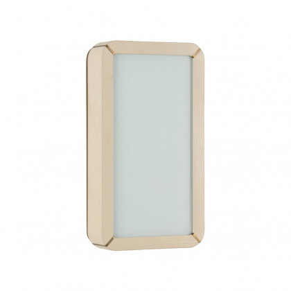 Wildwood - Oak Island Sconce in Taupe/Antique Brass/White Milk