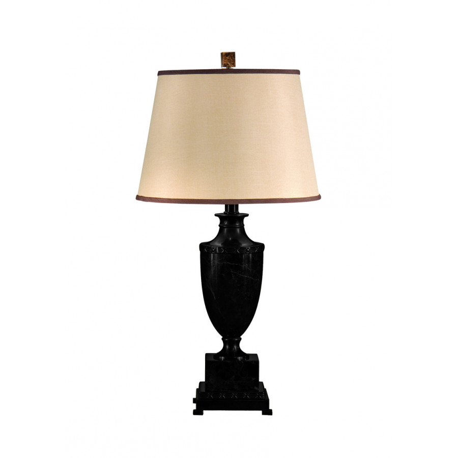 Wildwood - Marble Urn Lamp in Natural Brown, Marble
