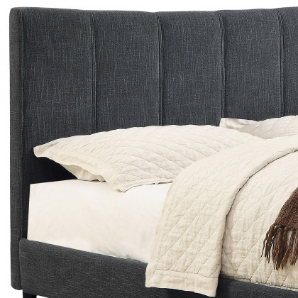 Worldwide Rimo 54" Double Platform Bed - Gray