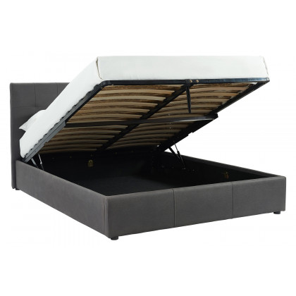 Worldwide Extara 60" Queen Bed with Storage - Gray