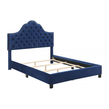 Worldwide Greta 60" Queen Bed - Blue