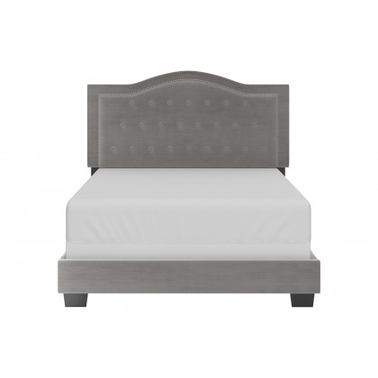 Worldwide Pixie 54" Double Bed - Light Gray
