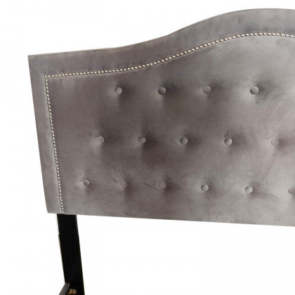 Worldwide Pixie 54" Double Bed - Light Gray