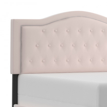 Worldwide Pixie 60" Queen Bed - Blush Pink
