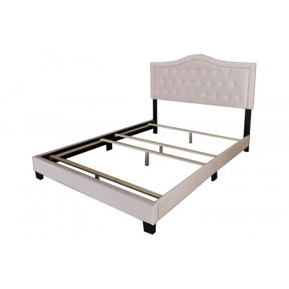 Worldwide Pixie 60" Queen Bed - Blush Pink
