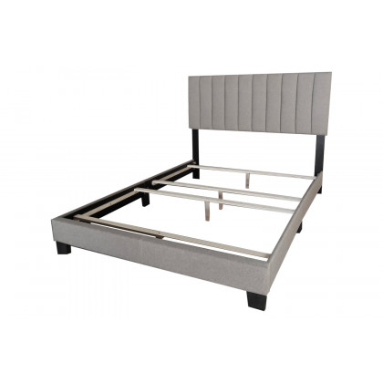 Worldwide Jedd 54" Double Bed - Light Gray