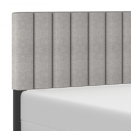 Worldwide Jedd 60" Queen Bed - Light Gray