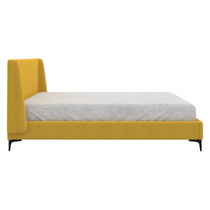 Worldwide Hamburg 78" King Bed - Mustard