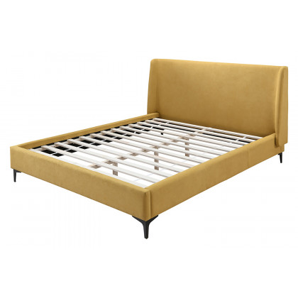 Worldwide Hamburg 60" Queen Bed - Mustard