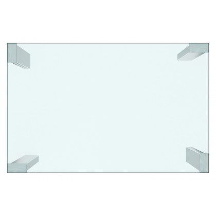 Worldwide - Frankfurt Rectangular Dining Table in Stainless Steel