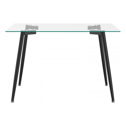 Worldwide Abbot Rectangular Dining Table - Black