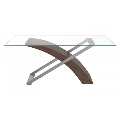 Worldwide - Veneta Rectangular Dining Table in Walnut