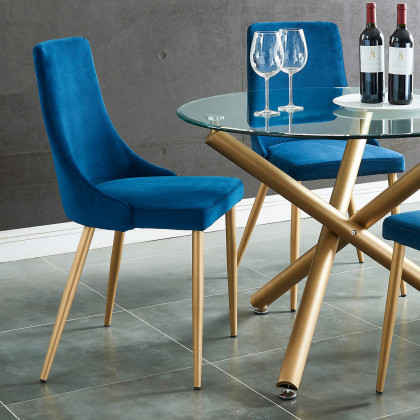 Worldwide - Carmilla Side Chair Set of 2
