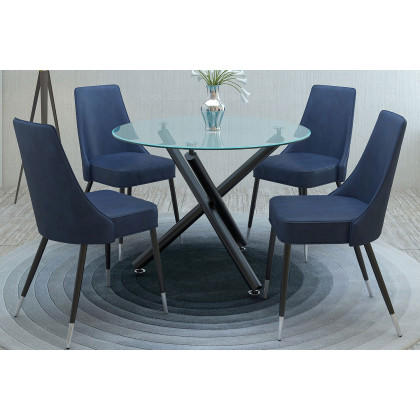 Worldwide - Silvano Side Chair Set of 2